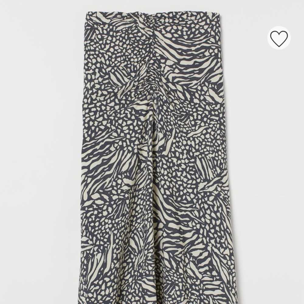 H&M MAMA Drapes midi maternity skirt NWT